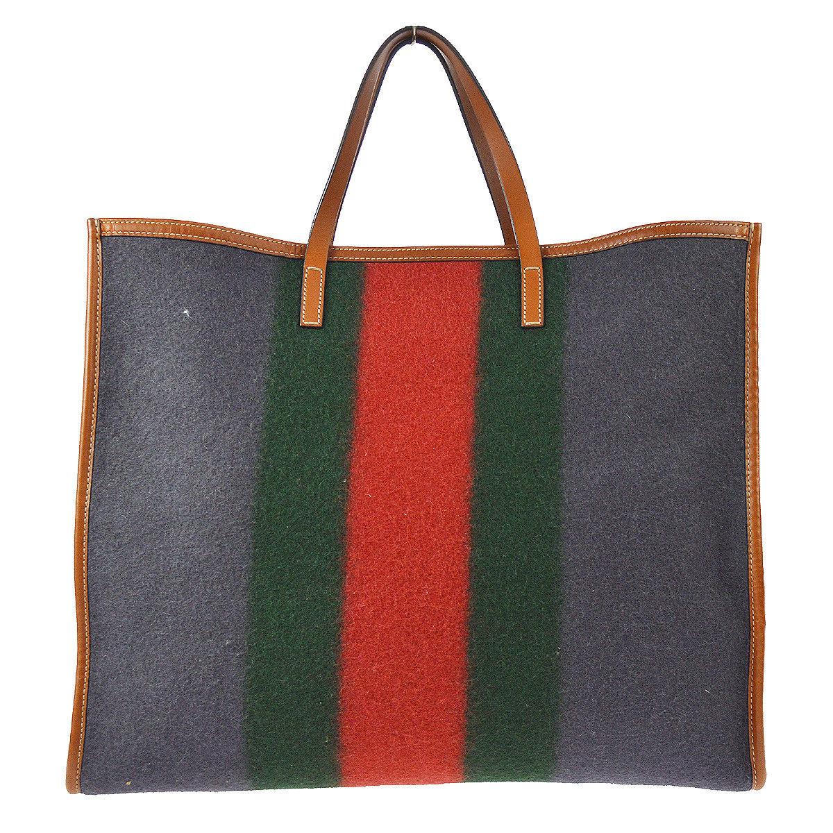 wool green mens bag