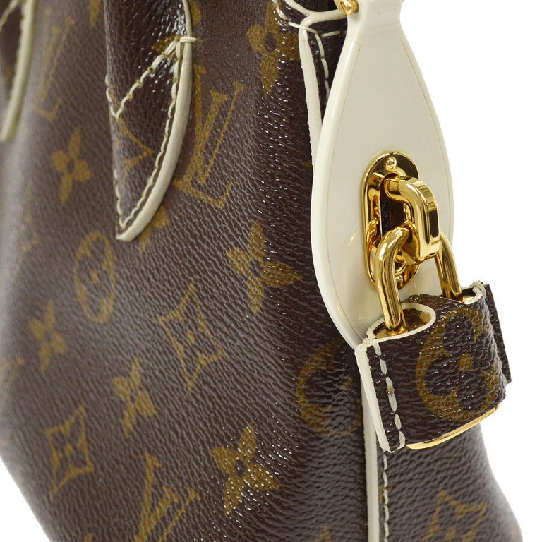 Louis Vuitton Monogram Canvas Evening Small Top Handle Satchel Bag For