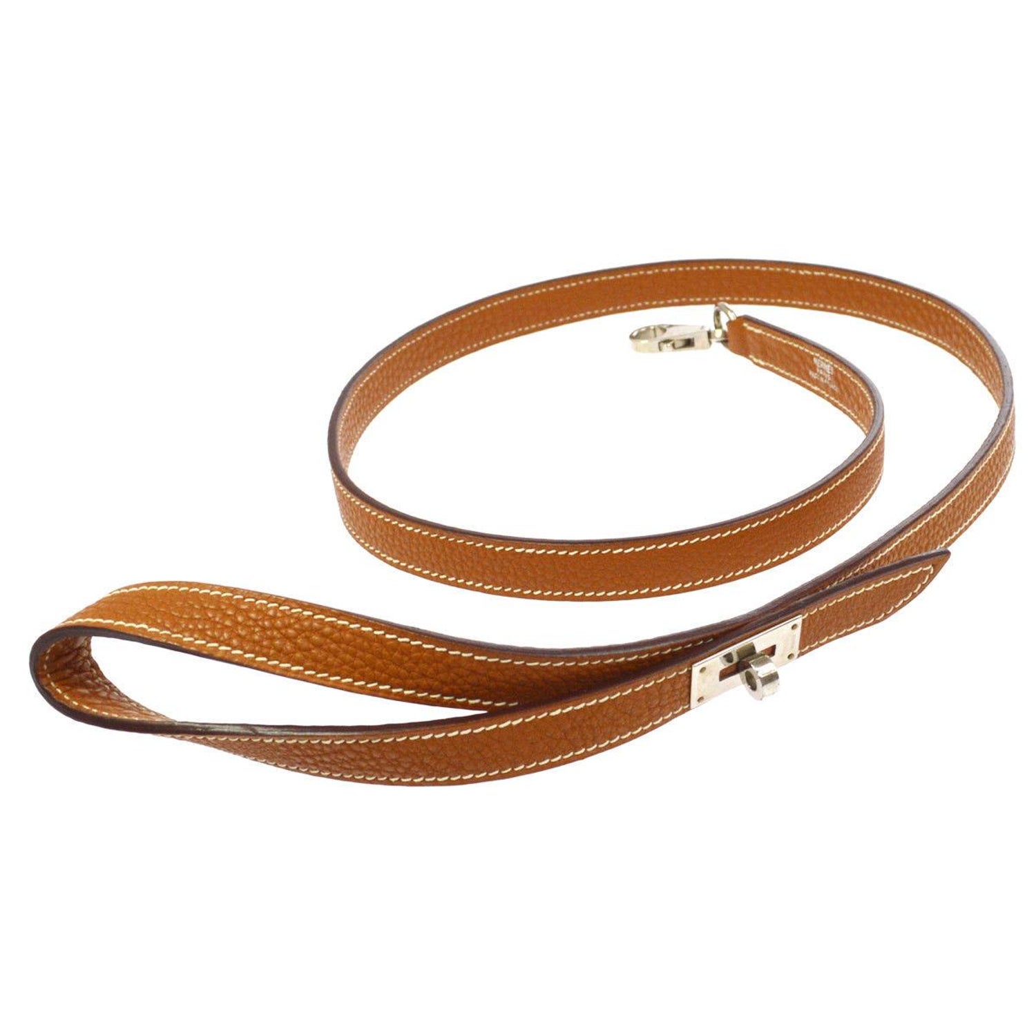 Hermes Hound Leather Dog Leash- 9 Colors