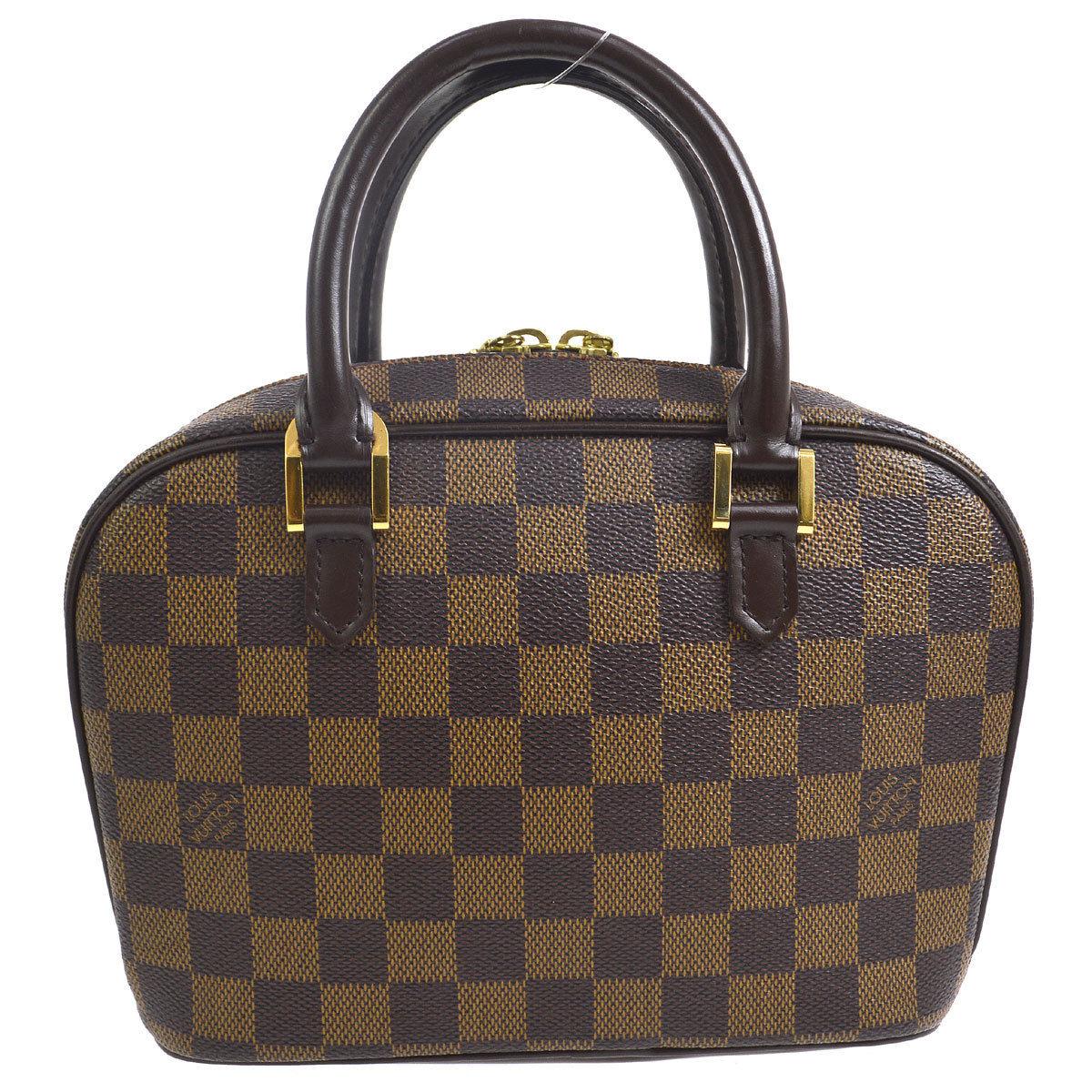 Louis Vuitton Brown Damier Monogram Small Evening Top Handle Satchel Bag