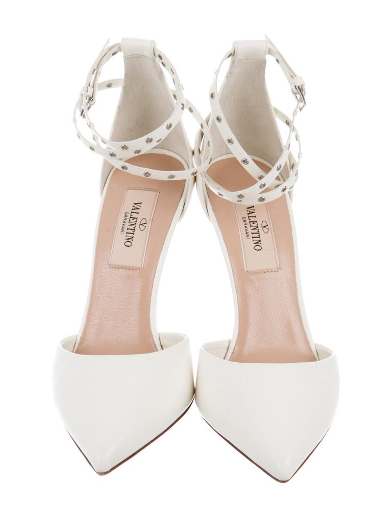 valentino sandals silver