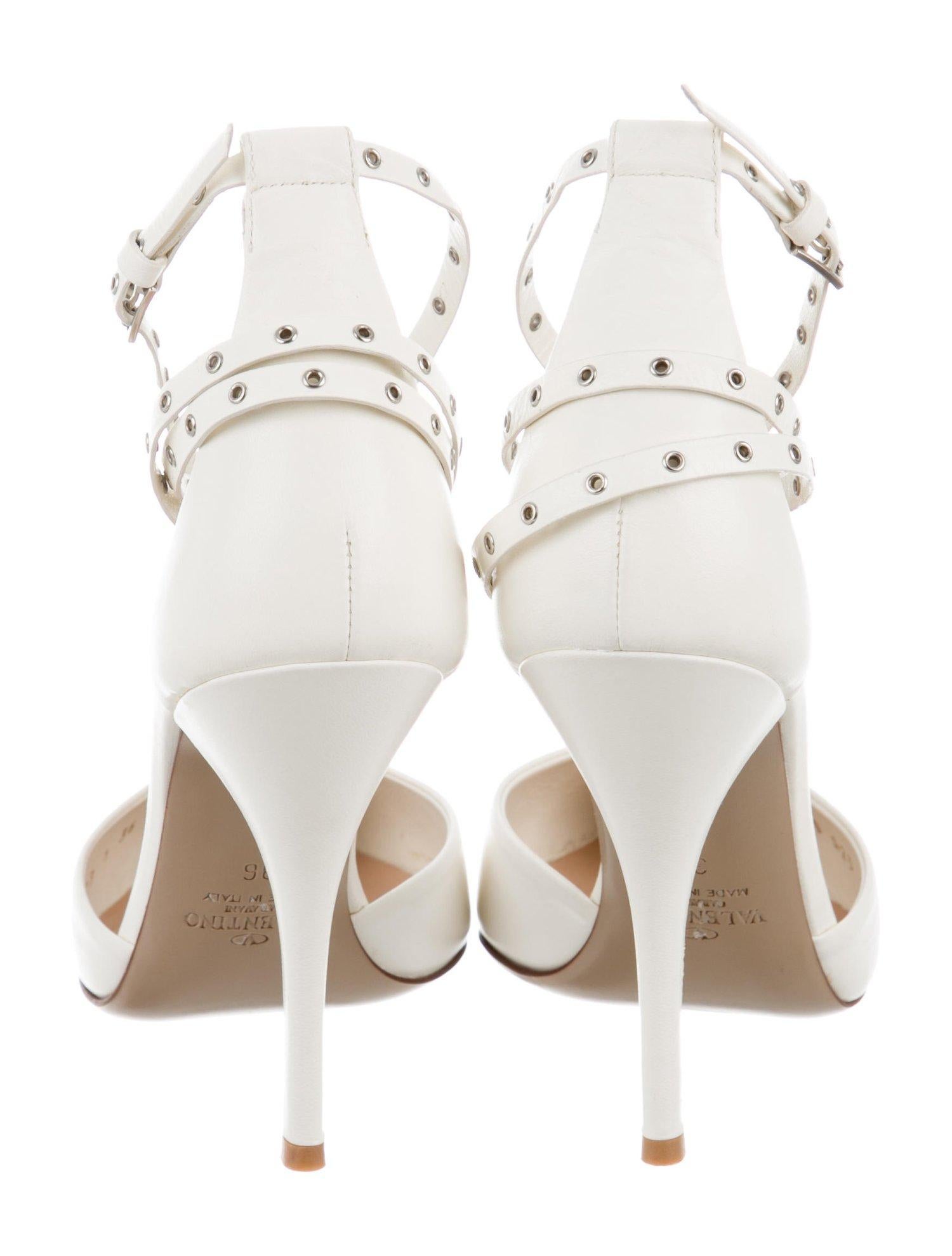 silver stud heels
