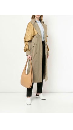Hermes Tan Cognac Leather Carryall Hobo Shoulder Bag