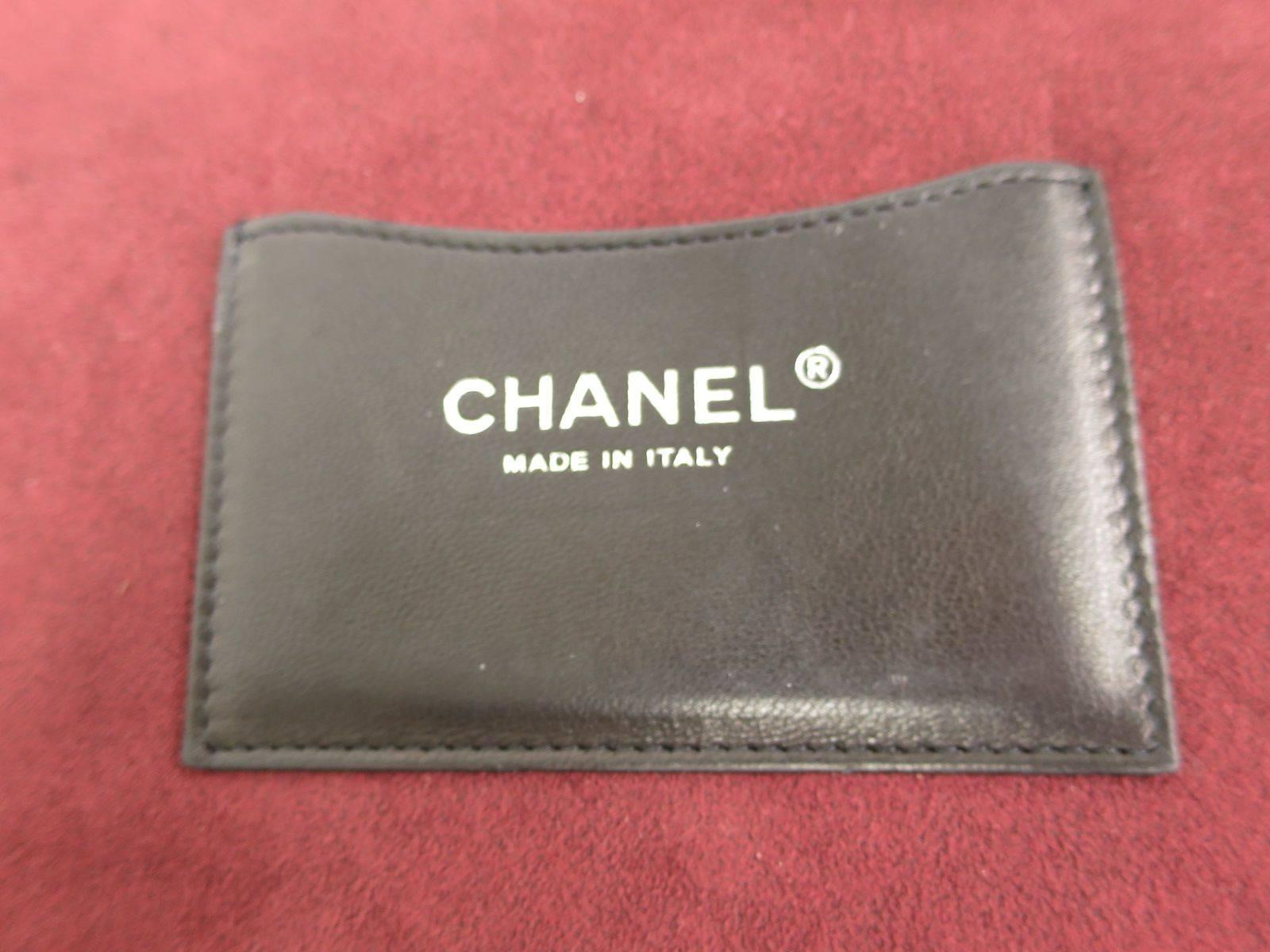Women's Chanel Lambskin iPad Tablet Tech Accessory Carrying Case