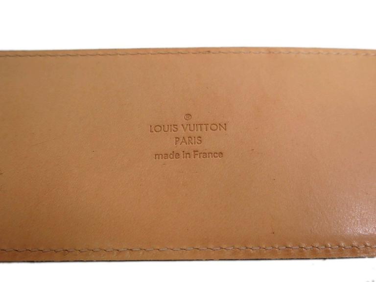 LOUIS VUITTON Monogram Vernis Ceinture Belt Beige M9766 LV Auth yk3387  Patent leather ref.461904 - Joli Closet