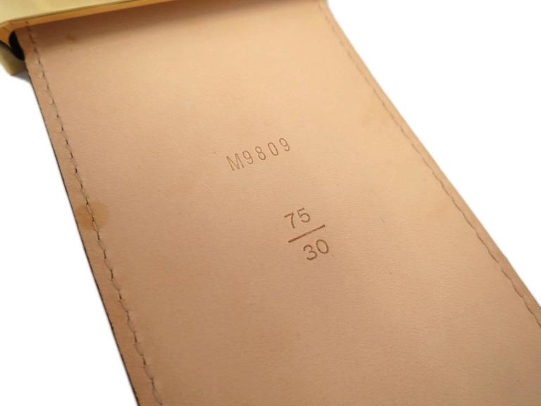 Louis Vuitton Monogram Vernis Ceinture Belt M6980 Red Leather Patent  leather ref.846863 - Joli Closet