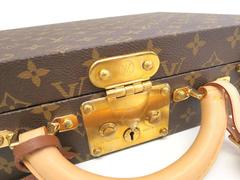 Louis Vuitton Rare Monogram Boite Bijoux Jewelry Traveling Carrying Case