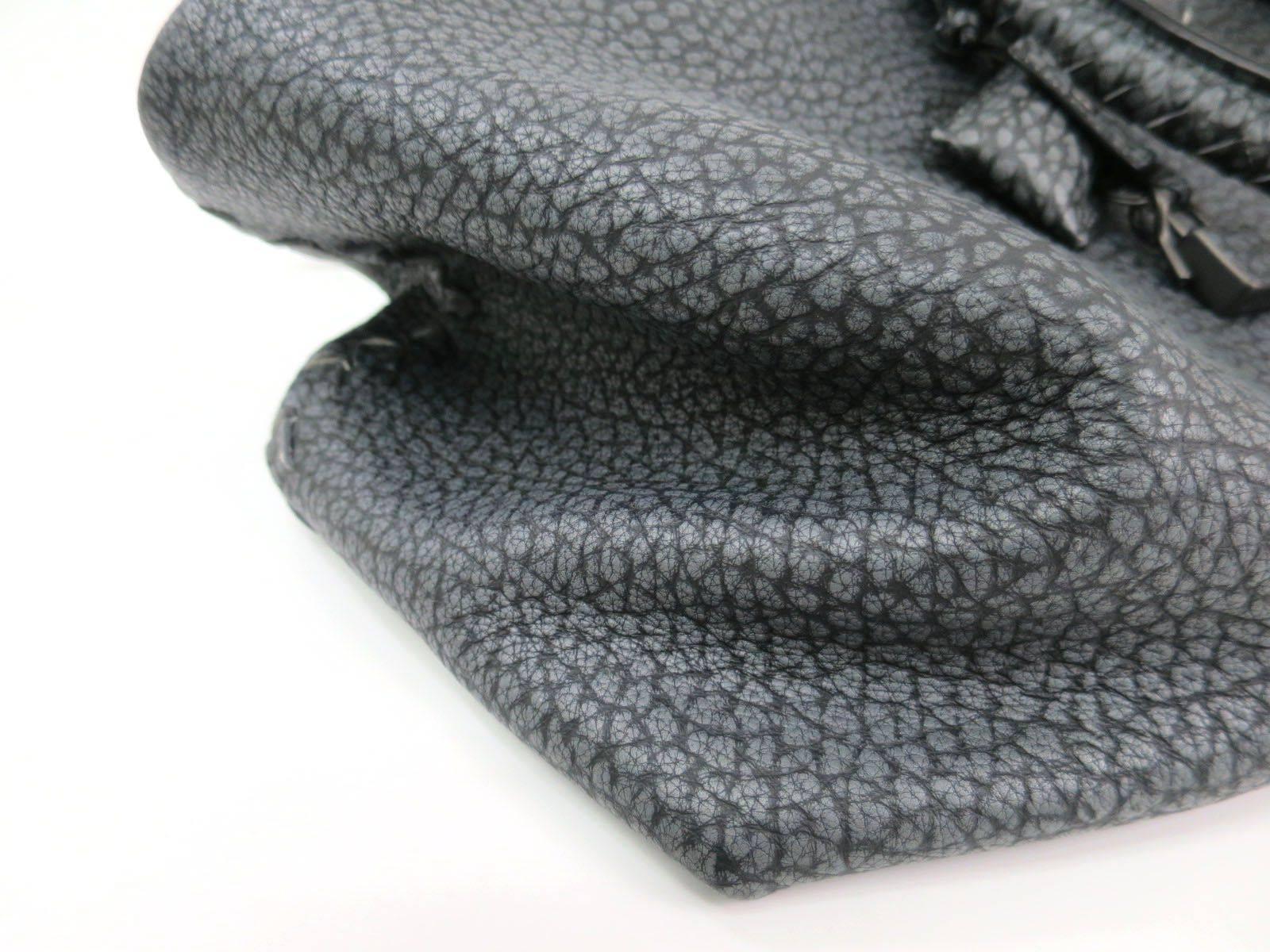 Women's or Men's Bottega Veneta Black Textured Leather Overnight Weekend Duffle Bag