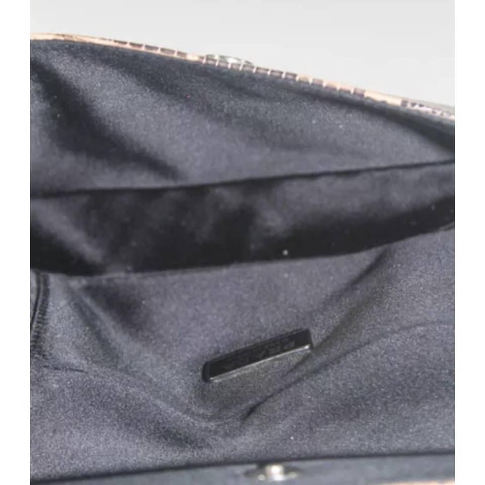 Prada Python Snakeskin Leather Clutch Bag 1