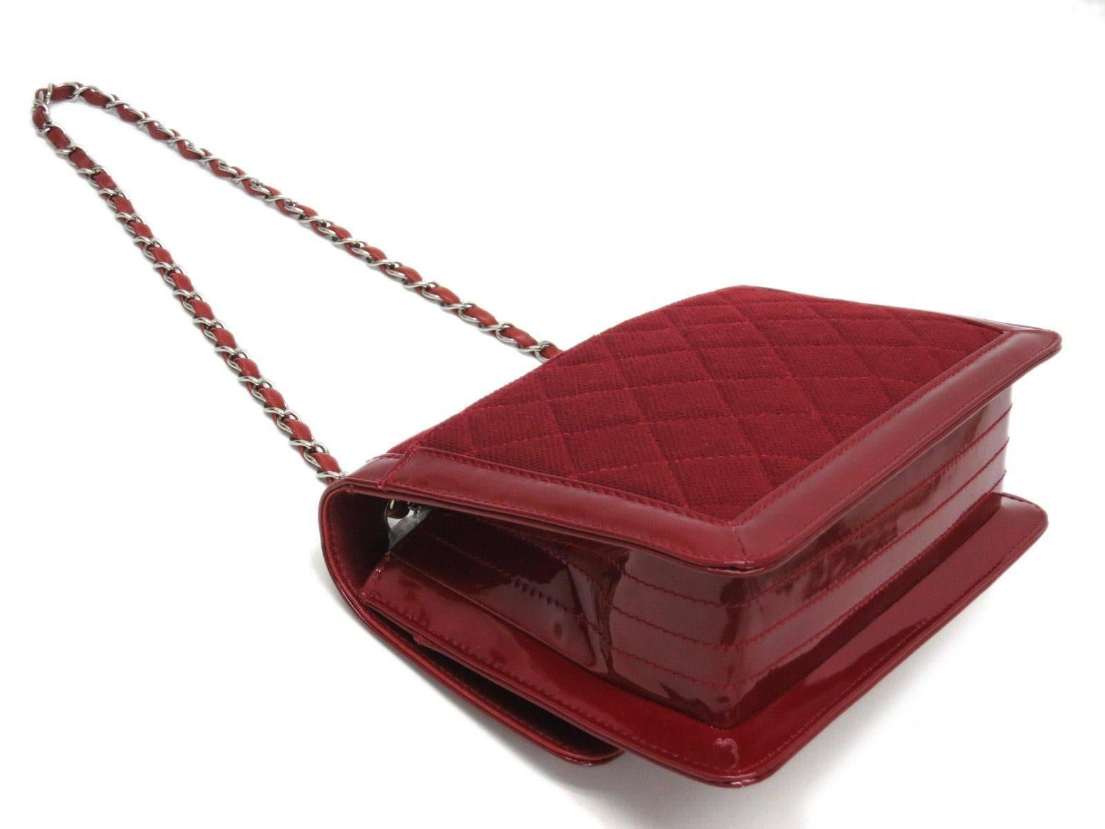 CURATOR'S NOTES

Co, Co, Co!  This holiday season, the the gift of this red hot Chanel flap shoulder bag, which boasts luscious patent leather and jersey.

Bonus: All original Chanel accessories are included (authenticity card, dust bag and