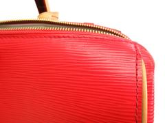 Louis Vuitton Red Epi Leather Doc BB Satchel Bag with Removable Shoulder Strap