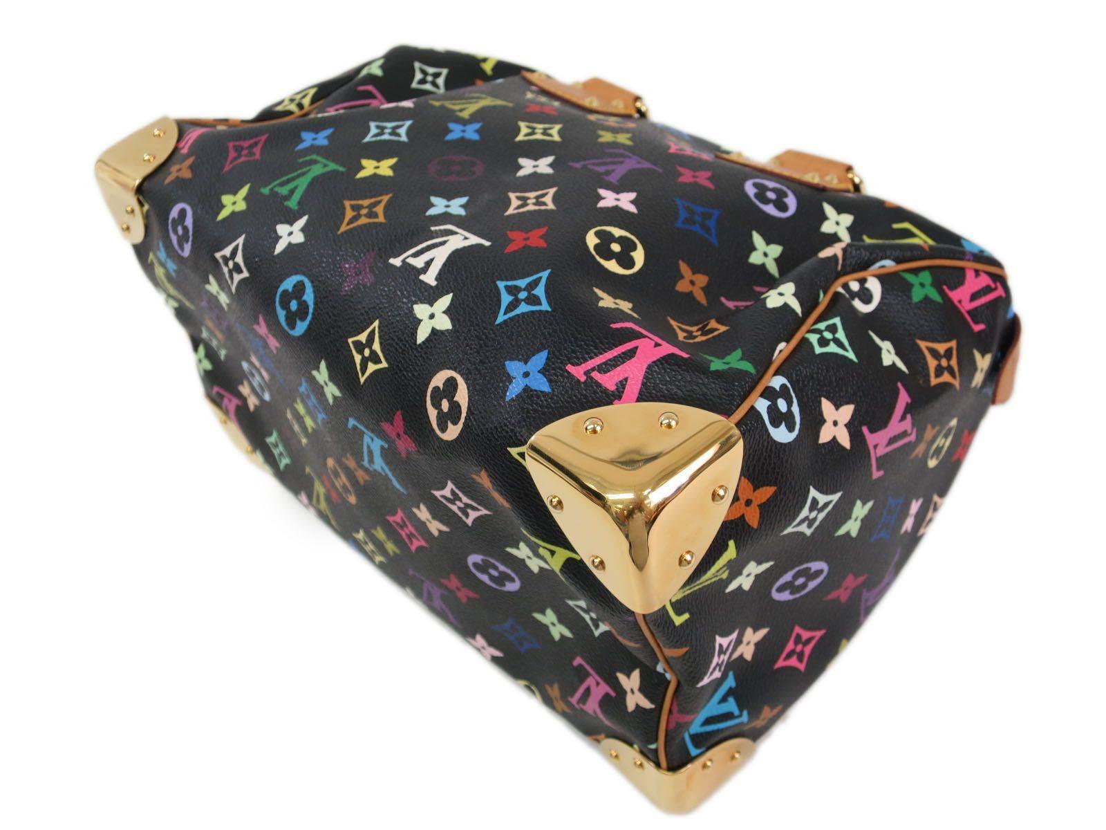 Louis Vuitton Monogram Multi Canvas Speedy 30 Satchel Bag In Good Condition In Chicago, IL