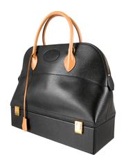 Hermes Bolide 35 Ardennes Black Leather Satchel Travel Shoulder Bag