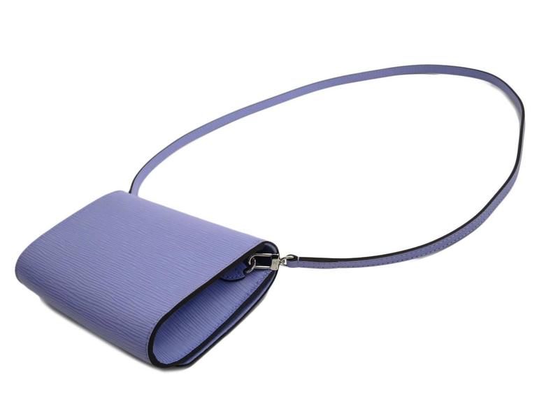 Louis Vuitton Limited Edition Essential V Platine Epi Strap Clutch