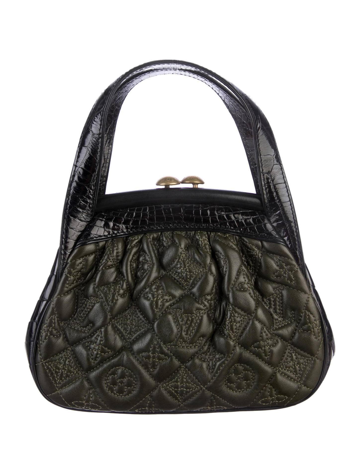 olive green louis vuitton bag