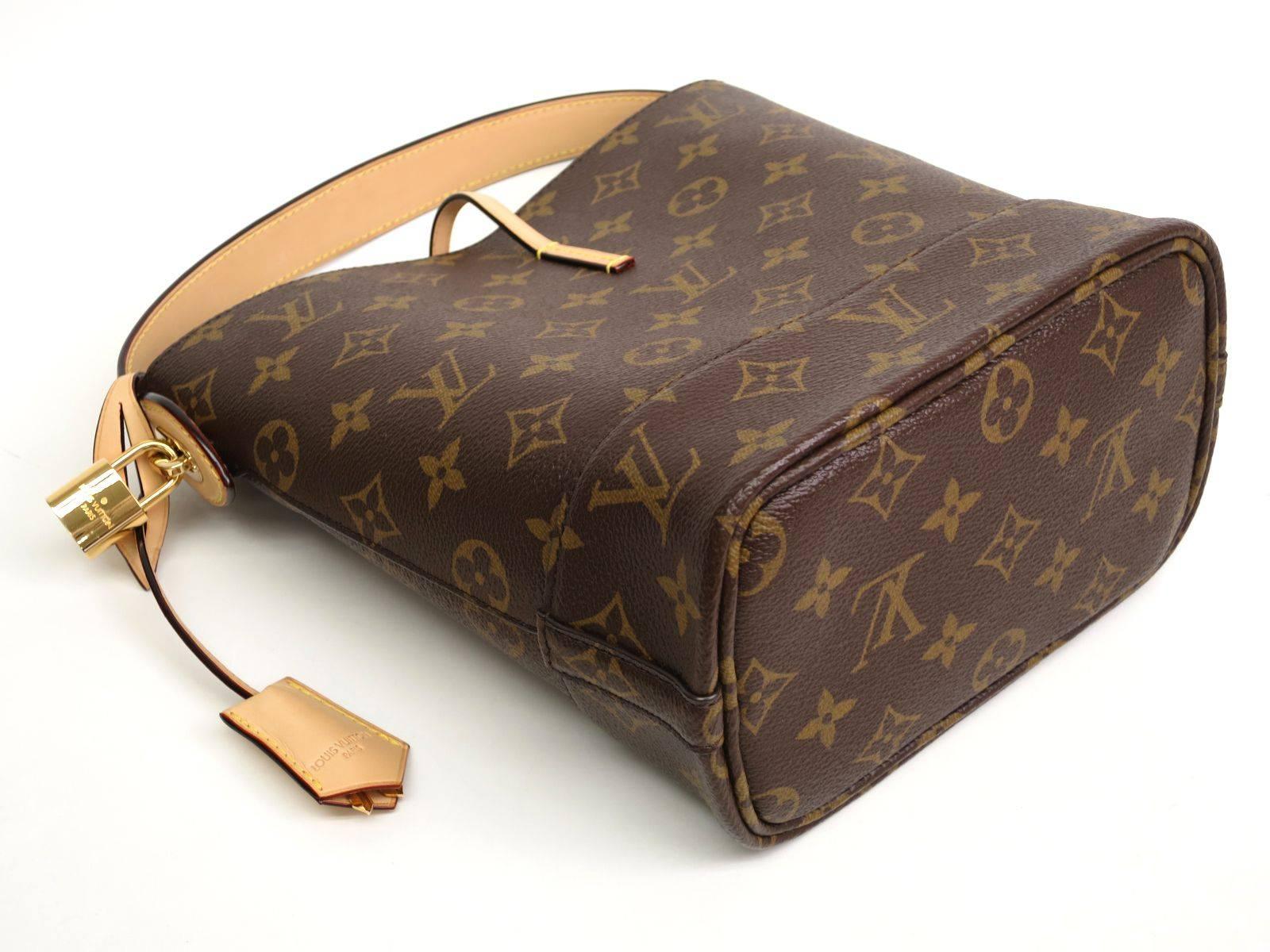 Louis Vuitton Monogram Canvas NN14 PM Drawstring Bucket Shoulder Bag 1