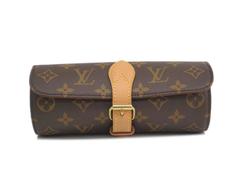 Louis Vuitton Monogram Canvas Traveling Jewelry Watch Storage Case