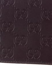Gucci Guccisima GG Logo Brown Men's Leather Money Clip Wallet