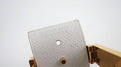 Hermes White Epsom Leather Gold Hardware Illusion Cuff Bracelet in Box