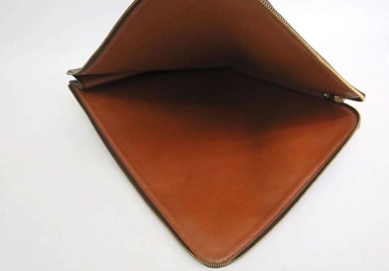 Louis Vuitton Monogram Men's Women's Carryall Laptop Travel Briefcase  Clutch Bag For Sale at 1stDibs
