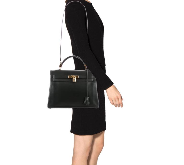 hermes kelly 32 black