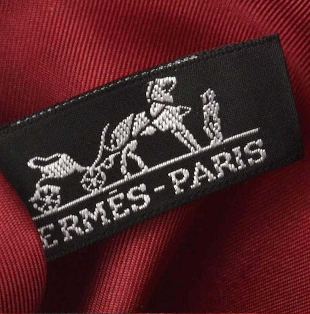 Hermes Rare Multi Color Silk Cosmetic Pouch Wristlet Baguette Clutch Bag 3