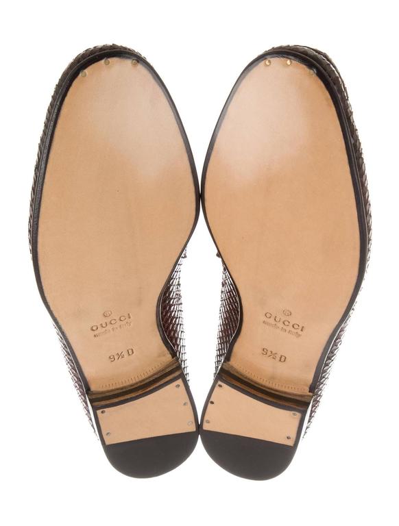 gucci snake flats