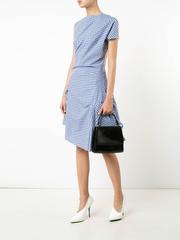 Louis Vuitton Rare Limited Edition Black Leather Kelly Top Handle Satchel in Box