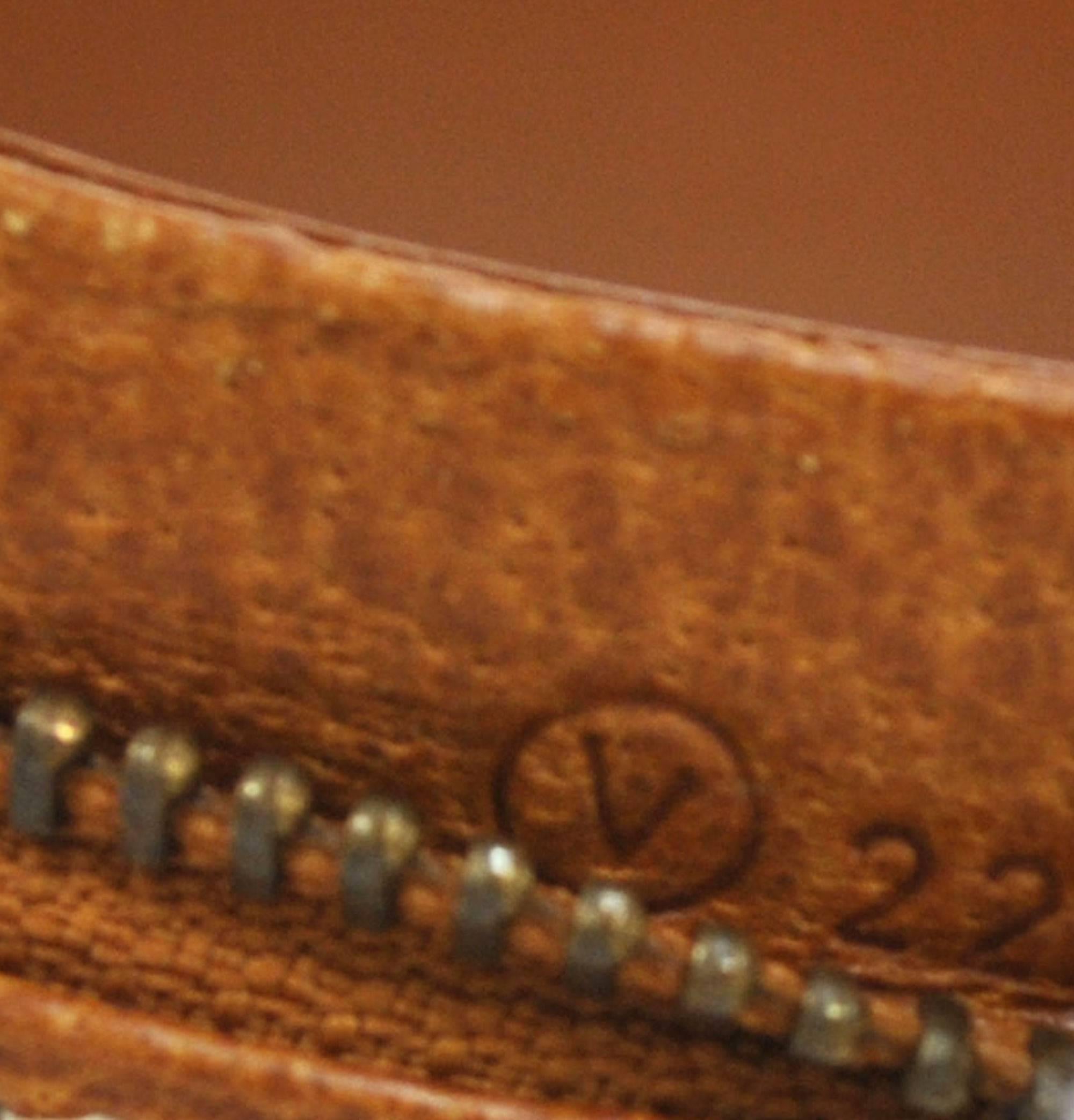 Hermes Rare Vintage Cognac Leather Bottom Flap Top Handle Satchel Bag 3