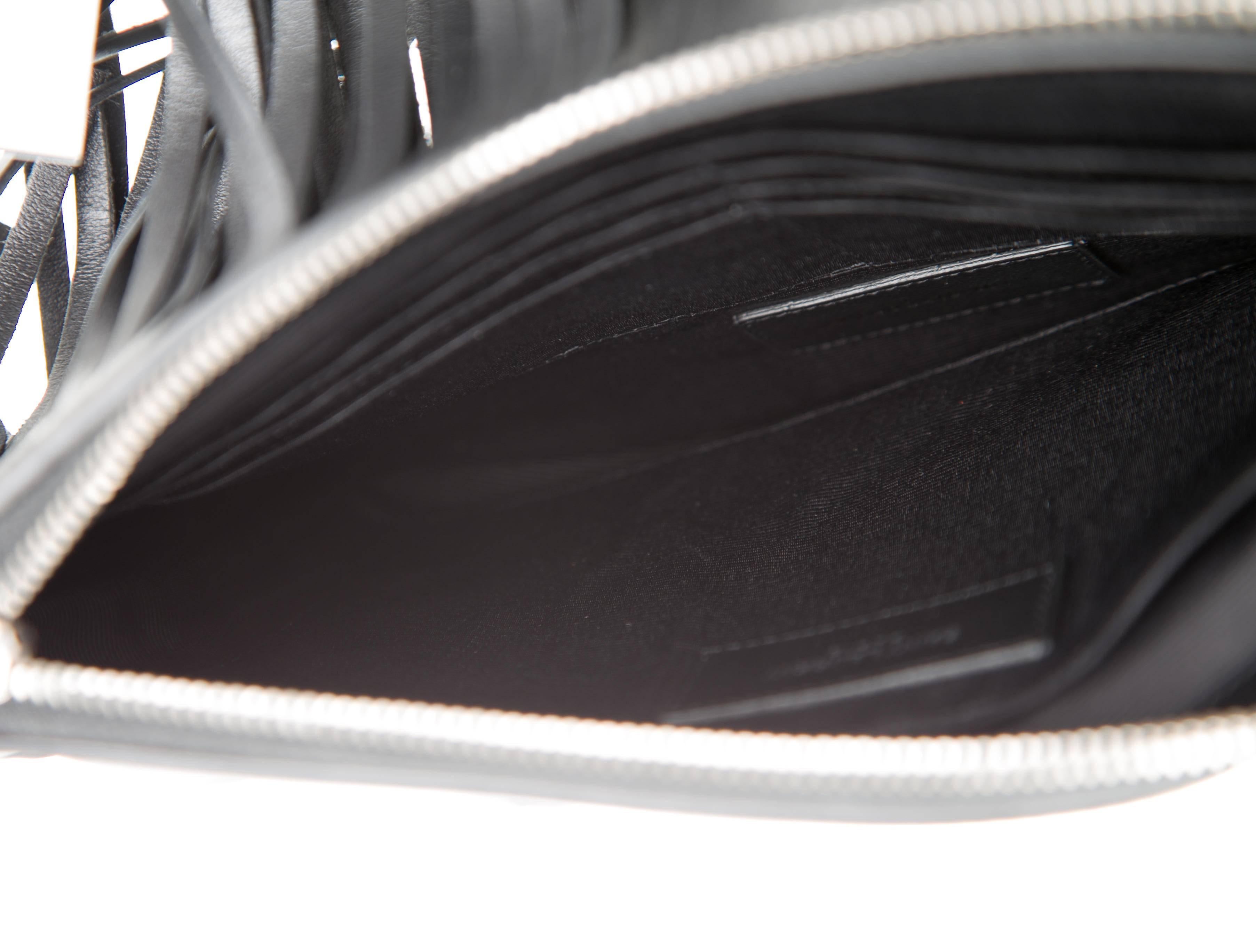 Saint Laurent NEW & SOLD OUT Black Leather Evening Clutch Bag 1