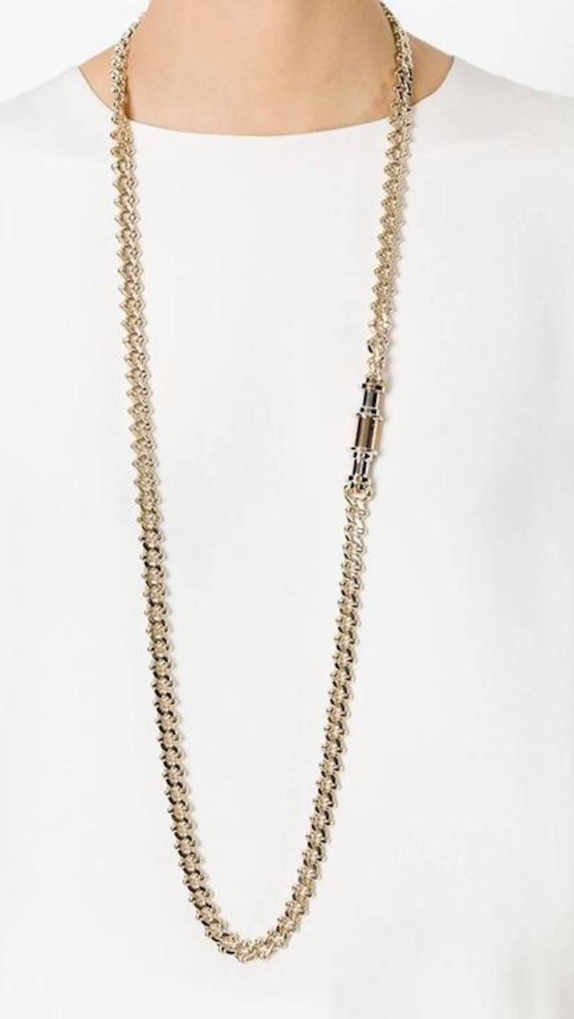 givenchy gold chain necklace