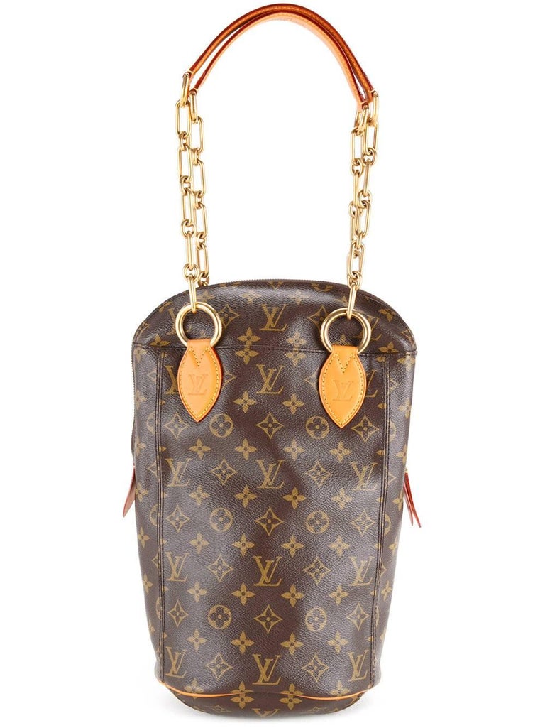 Louis Vuitton Monogram LTD. ED. Chain Top Handle Shoulder Bag For Sale at 1stdibs