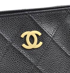 Chanel Caviar Quilted Carryall Shopper Bag