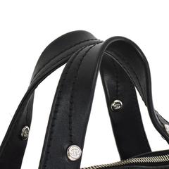 Chanel Black Leather Carryall Top Handle Tote Duffle Men's Women's Travel Bag