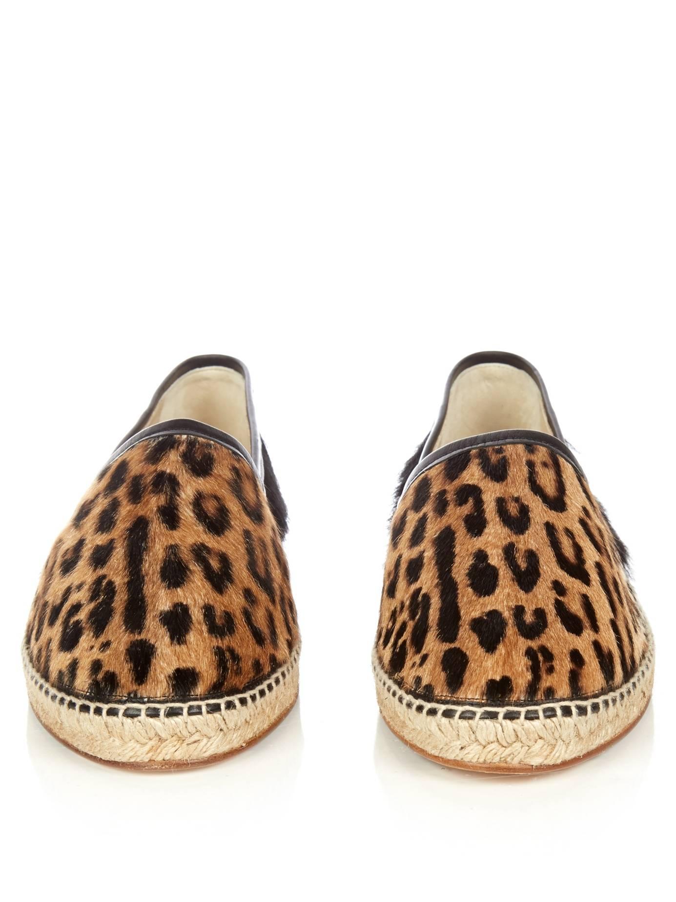 Beige Dolce & Gabbana NEW Men's Black Tan Colorblock Calf Hair Loafers Slippers in Box