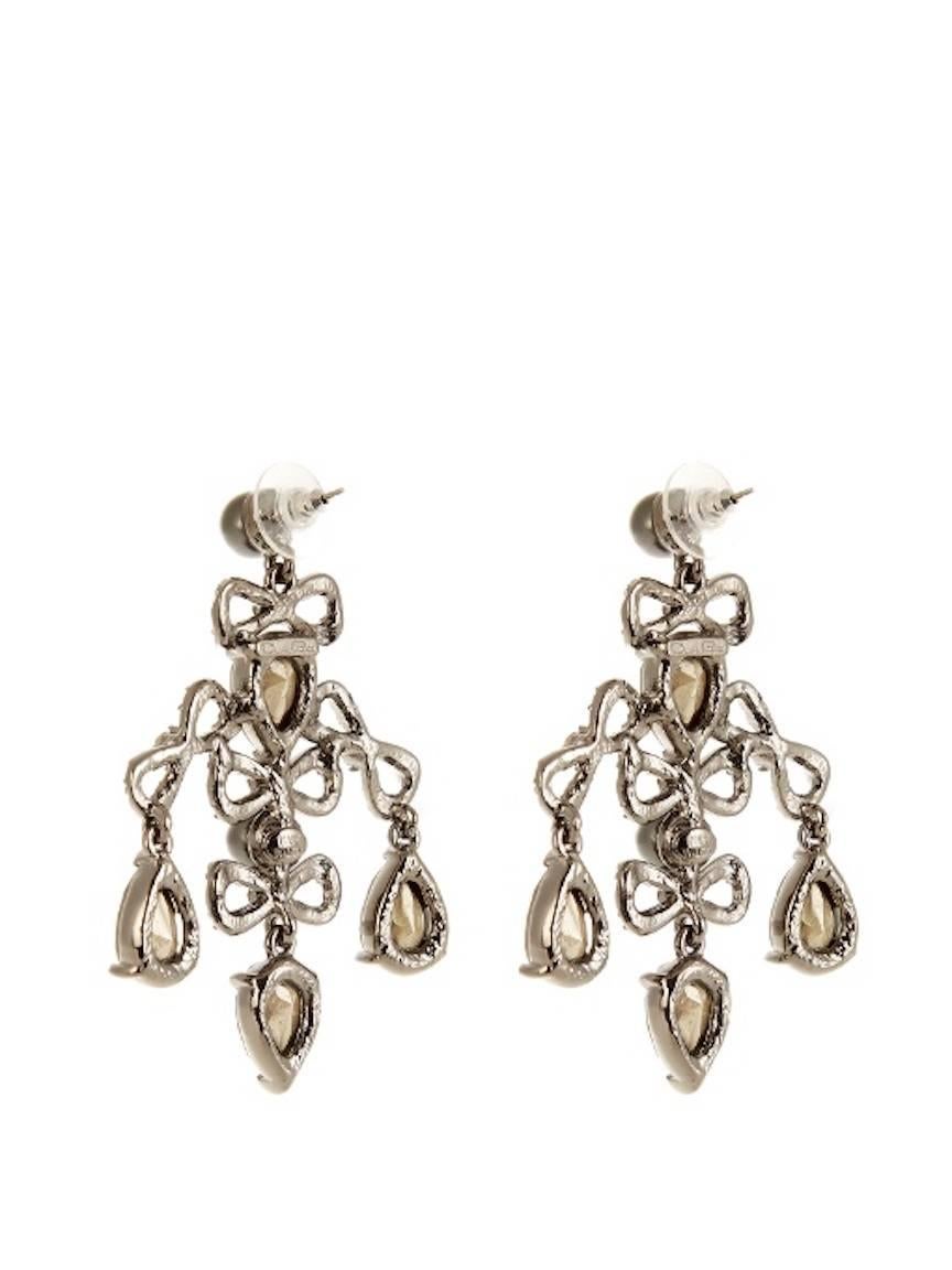 evening earrings chandelier