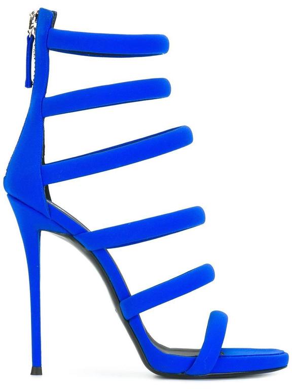 giuseppe blue heels