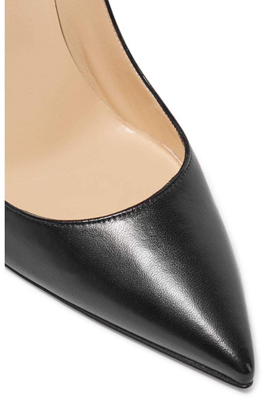 CURATOR'S NOTES

ONLY PAIR!  Christian Louboutin New Black Leather SO Kate High Heels Pumps in Box 

Size IT 36.5
Leather
Slip on
Made in Italy
Heel height 4.7