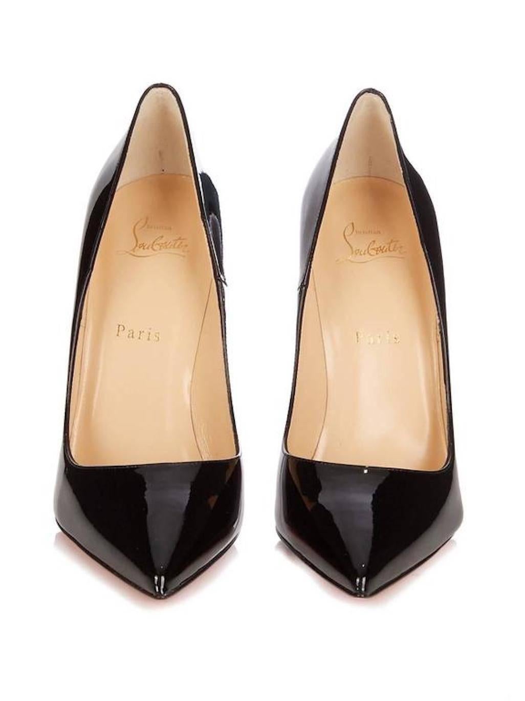 Christian Louboutin New Sold Out Black Patent Leather So Kate Pumps Heels in Box In New Condition In Chicago, IL