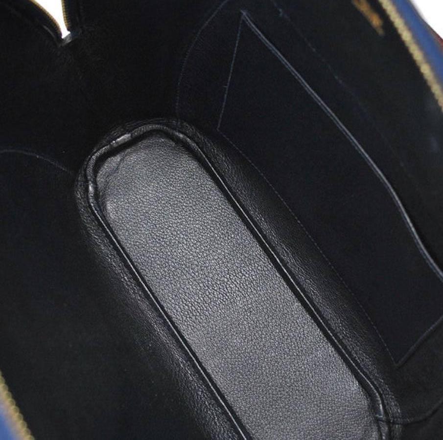 Hermes Leather Top Handle Satchel Bowling Shoulder Bag  3