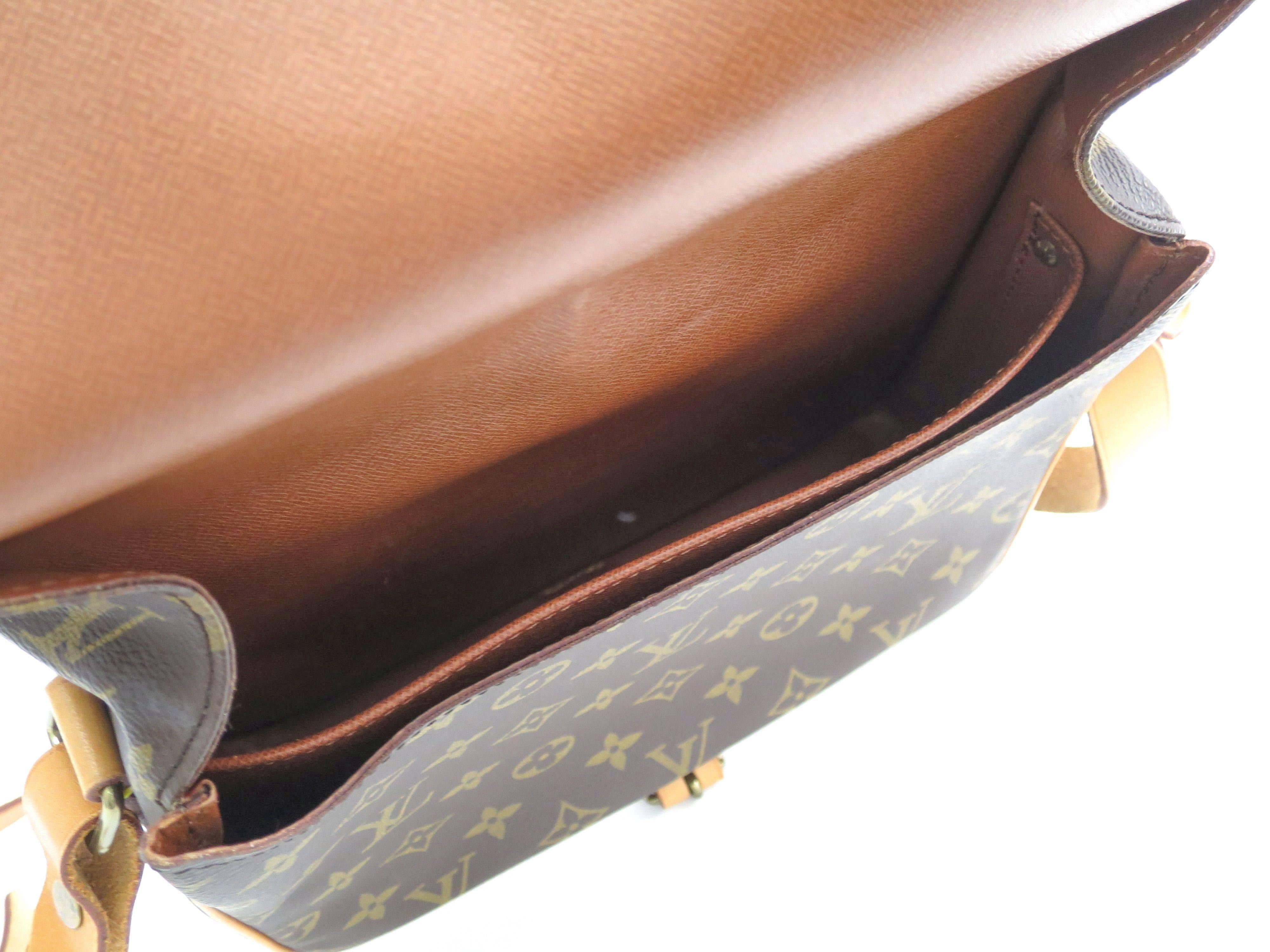 Louis Vuitton Monogram Crossbody Messenger Style Belt Flap Shoulder Bag 3