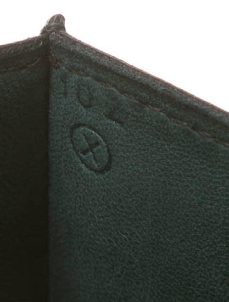 Hermes Black Leather Gold Emblem Kelly Top Handle Satchel Bag 1