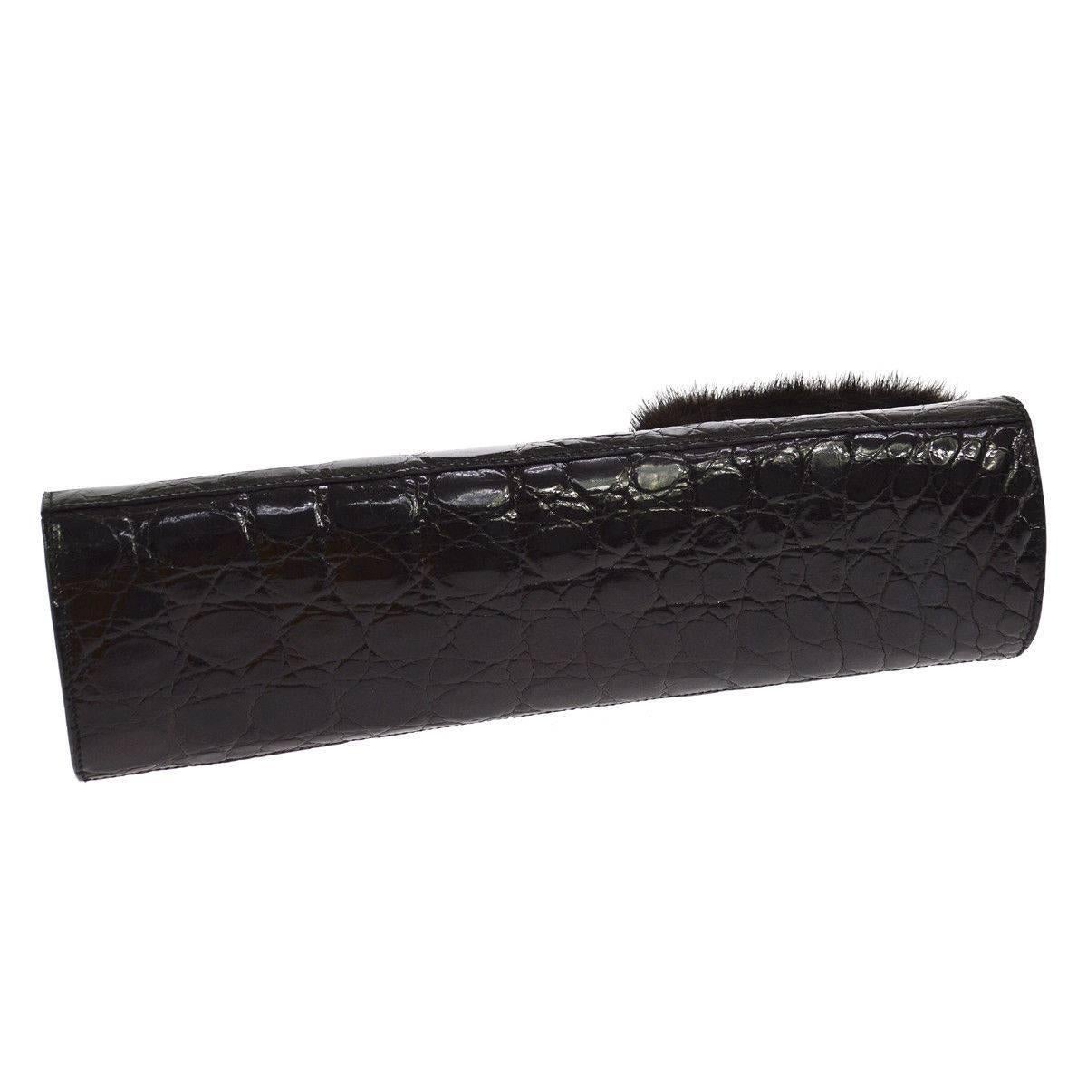 mink clutch bag