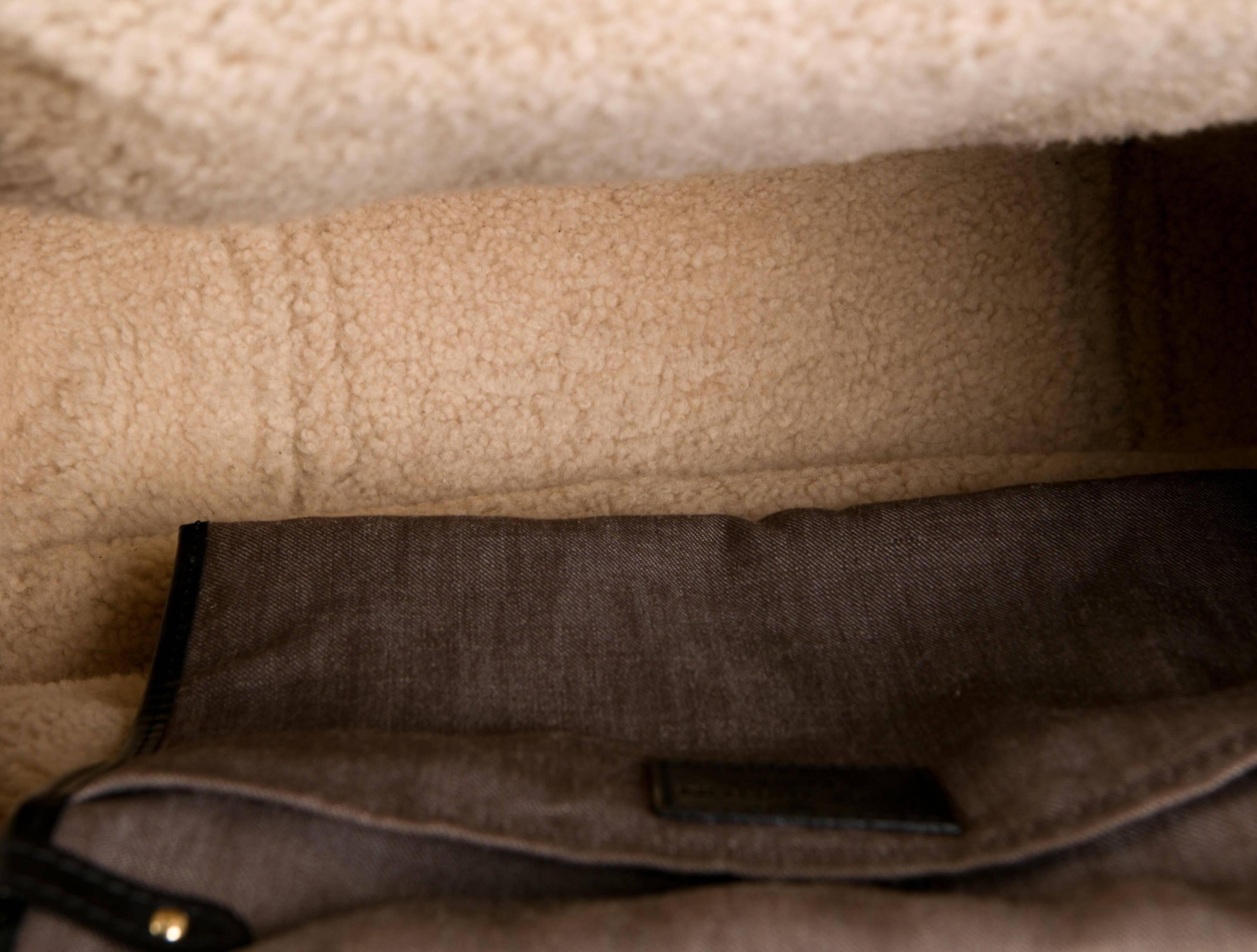 Louis Vuitton Limited Edition Monogram Fur Top Handle Satchel Bag  In Excellent Condition In Chicago, IL