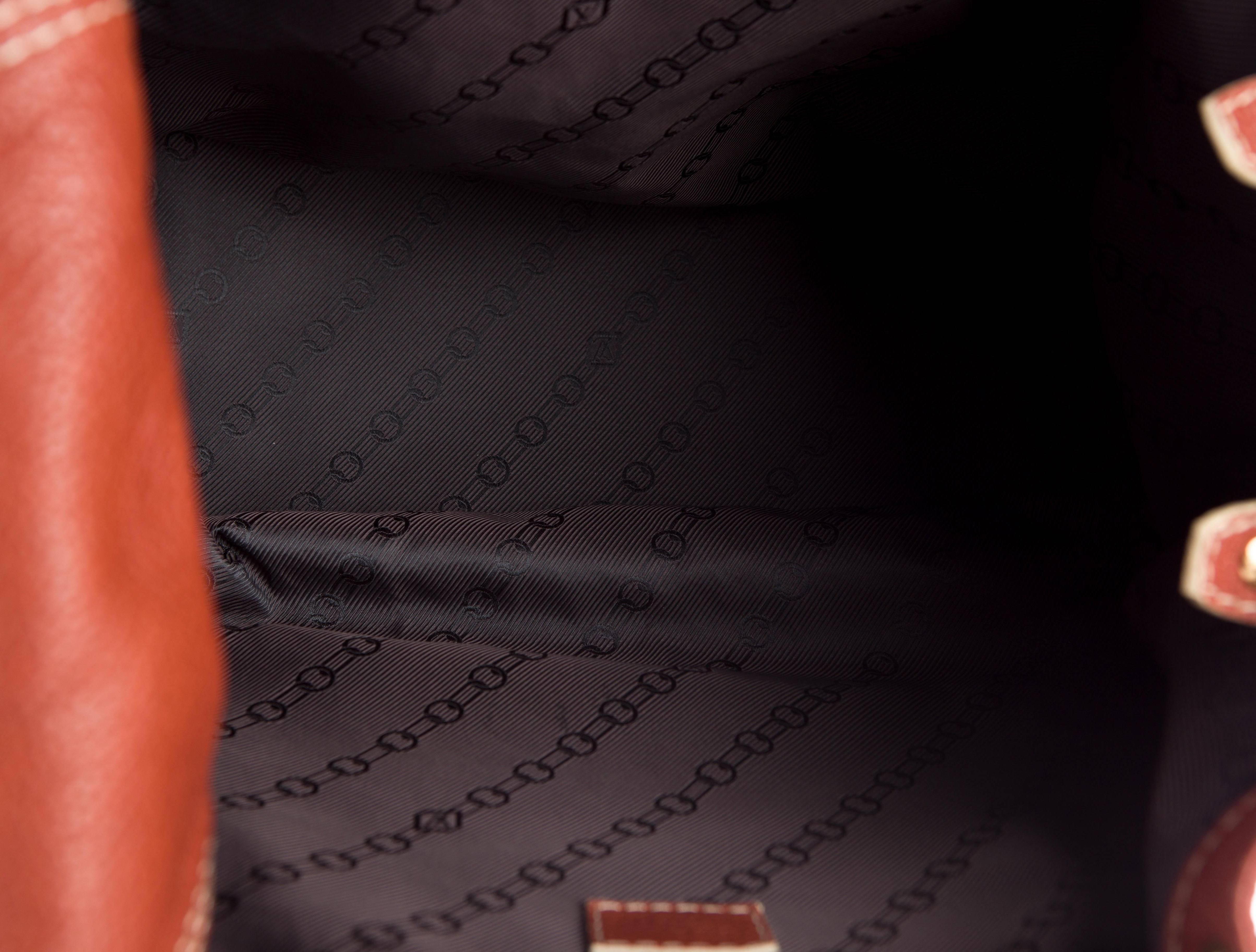Louis Vuitton Cognac Leather Men's Carryall Travel Tote Bag 2