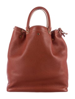 Louis Vuitton Cognac Leather Men's Carryall Travel Tote Bag
