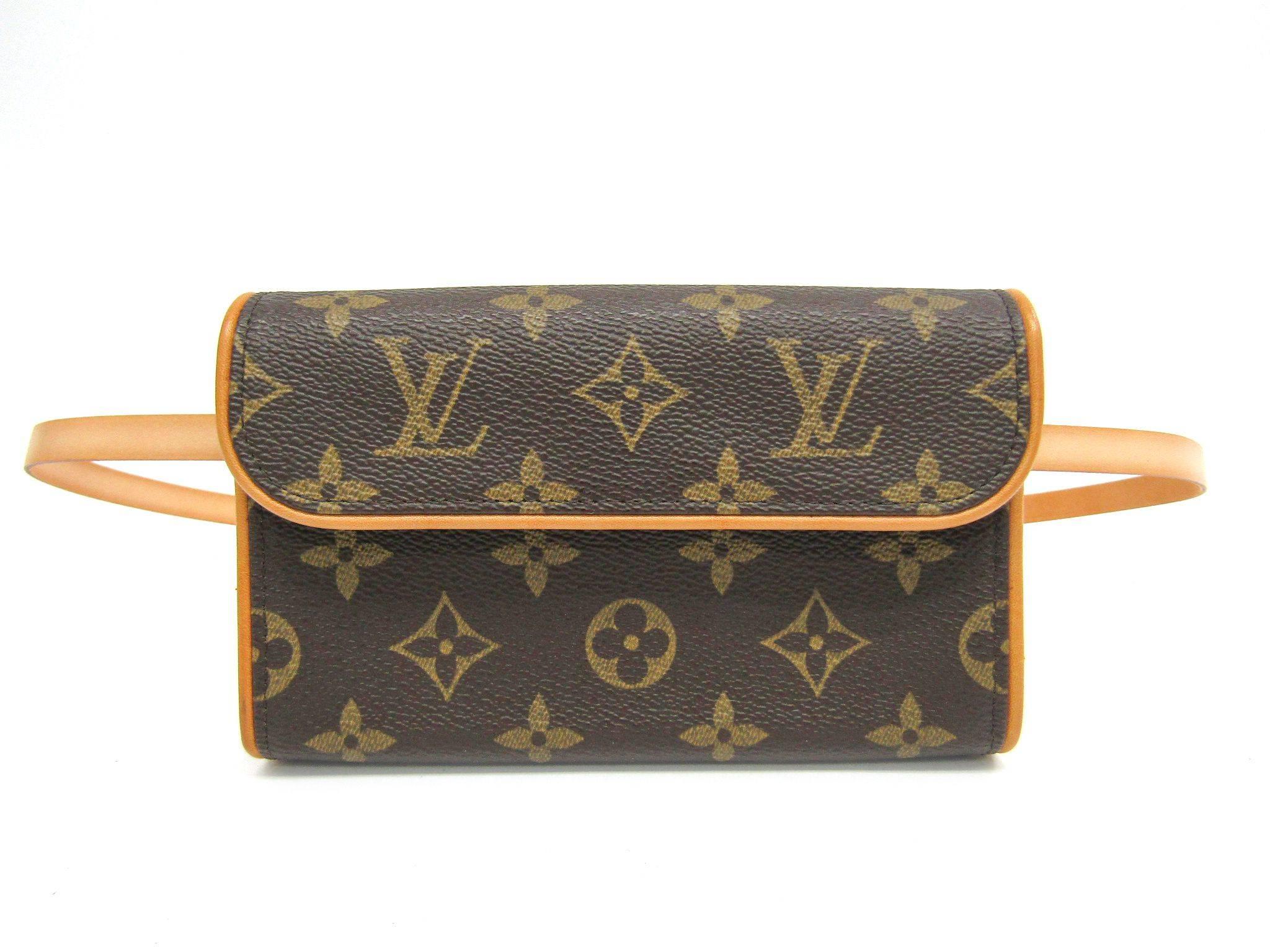 Black Louis Vuitton Monogram Fanny Pack Waist Belt Bag
