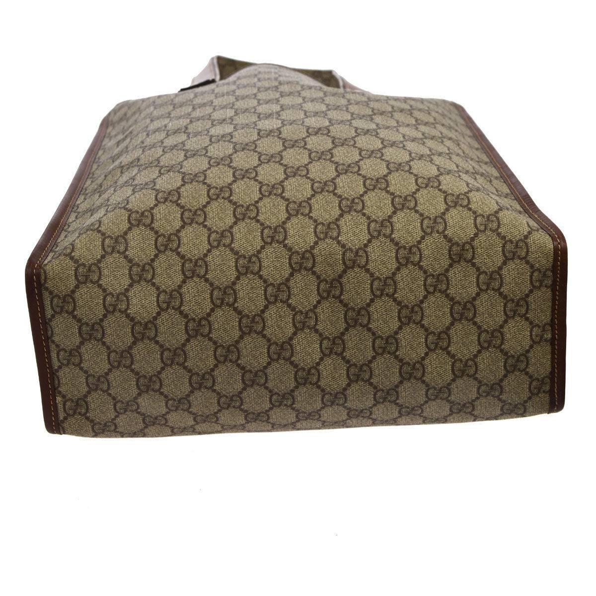 Women's Gucci Monogram Logo Men's Large Carryall Travel Shoulder Top Handle Tote Bag