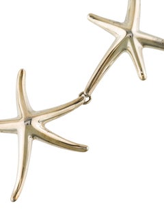Tiffany & Co. Sterling Star Charm Dangle Pendant Necklace