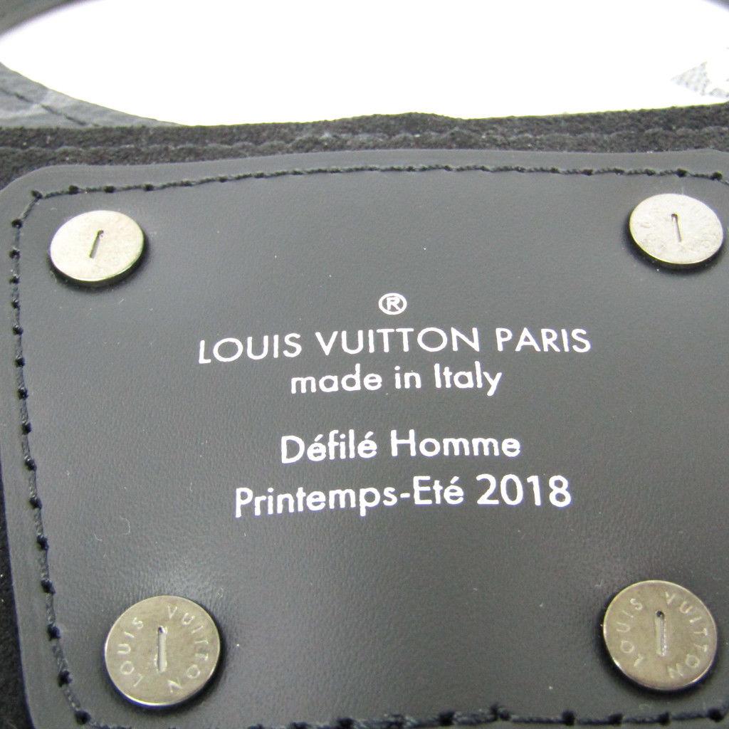 Louis Vuitton Leather Two Tone Monogram Men's Women Top Handle Carryall Tote Bag 4